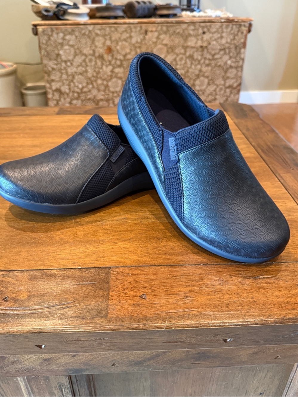 Women’s Slip-On Alegria Shoe in Black - Casual Everyday Wear